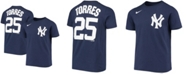 Nike Youth Boys Gleyber Torres Navy New York Yankees Player Name Number T-shirt